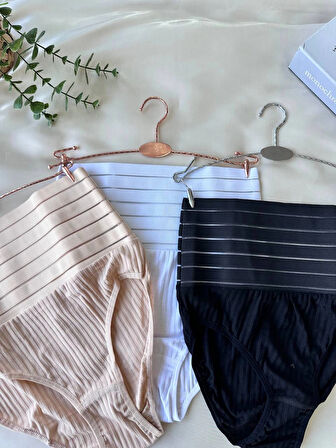 Kadın  Ten Rengi Korse Külot Takımı