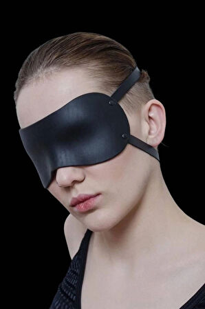Miss Düz Siyah Maske Uyku Gözlüğü