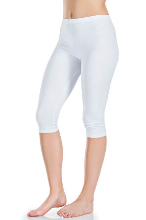 Battal Lastikli Kısa Kadın Tayt B