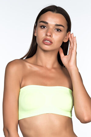 YEŞİL   Soft Straplez Büstiyer