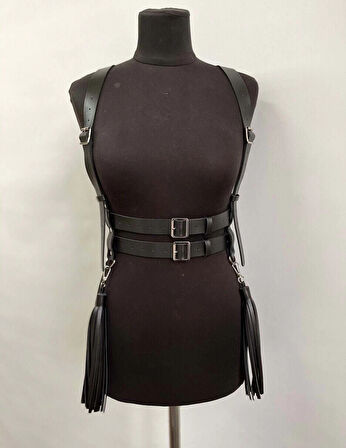 Şık ve Tarz Püsküllü Deri Kemer