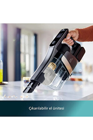 AquaTrio ,XW9383 ,9000 Kablosuz Wet & Dry Vacuum (Islak, Kuru ve Moplu)  Dik Süpürge