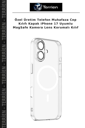Özel Üretim Telefon Muhafaza Cep Kılıfı Kapak iPhone 17 Uyumlu MagSafe Kamera Lens Korumalı Kılıf