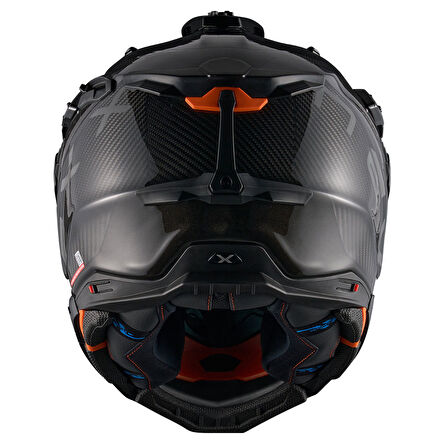 X.WED 3 FURKA KARBON SİYAH-GRİ KASK