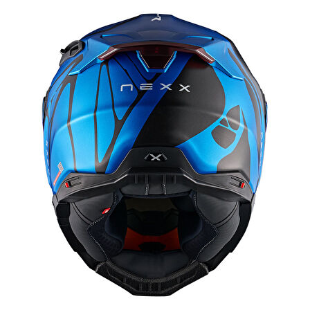 X.WST 3 B-SIDE MAT MAVİ-SİYAH KASK