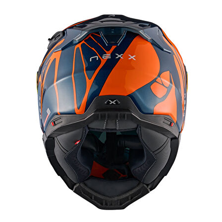 X.WST 3 B-SIDE MAVİ-TURUNCU KASK