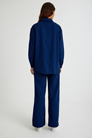 Barbora Keten Günlük İkili Takım Alt Üst LN17lacivert4