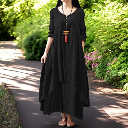 Günlük İki Katlı Salaş Elbise