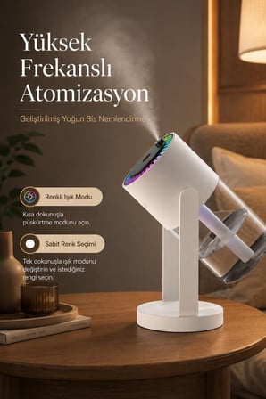 Su Buharı Dekoratif Alet Araç Tipi Cihaz Hava Nemlendiricisi Buhar Makinesi CL28S Beyaz