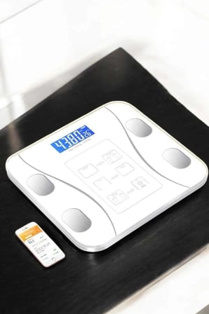 Tartı Baskül Dijital Elektronik Tartı Vücut Analiz Wifi Akıllı Yağ Ölçer -