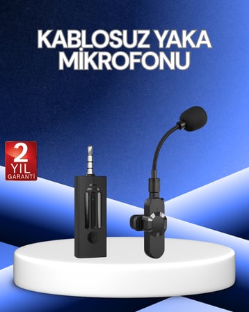 2.4 GHz Düşük Gecikmeli Kablosuz Ses Kayıt Mikrofonu -