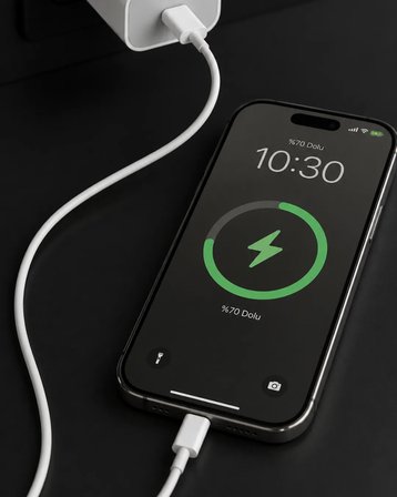 iPhone 13 12 11 XR XS X SE 2022 2020 20W Lightning Şarj Cihazı