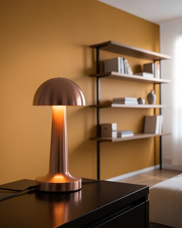 LED Mantar Masa Lambası 3 Modlu Dokunmatik Kontrollü