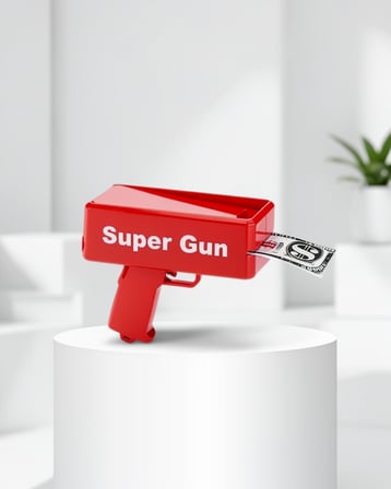 Eğlenceli Para Saçma Makinası Çocuk Oyuncağı XXUCZZZSUPERGUNNNN-5-1