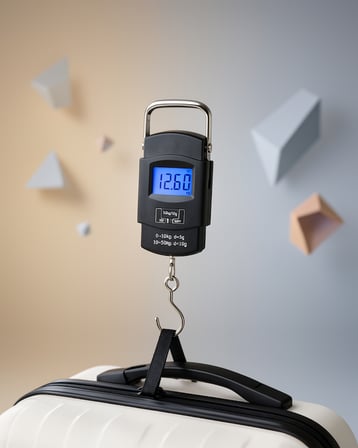 Dijital El Kantarı 50 Kg 5 Gram Hassasiyetli LCD Ekranlı