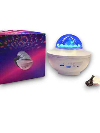 X Y 918 LED Projeksiyon - Taşınabilir Bluetooth Hoparlör, Yüksek Ses Gücü