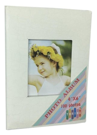 Premium Anıları Biriktir Anı Saklama Hatıra 4X6 (10X15) 100'lük Fotoğraf Albüm Beyaz