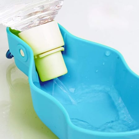 Hafiftir Akıllı Tasarım Pratik Kap Evcil Hayvan Su Matarası - 250 ml - Taşınabilir - Plastik