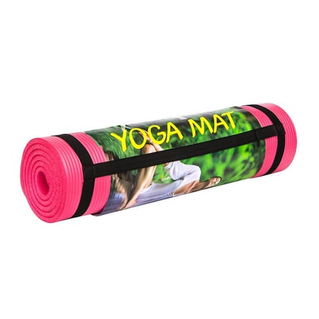 Özel Üretim Konfor Egzersiz Ev Cosfer Nbr Mat 10 mm Yoga Mat Pembe