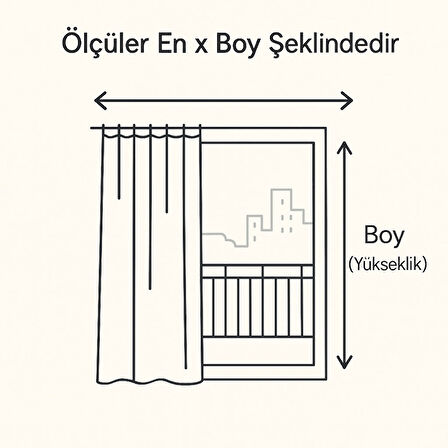 GENCER Home Balkon Perdesi Kuş Gözü Ölçü Seçenekli Koyu Gri-Gri