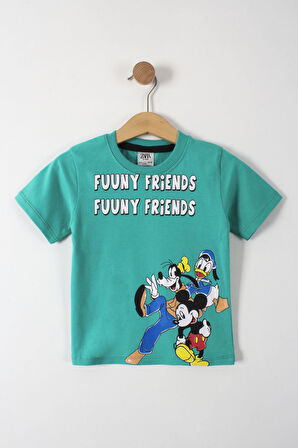 Funny Friends Baskılı Erkek Çocuk Alt Üst Takım