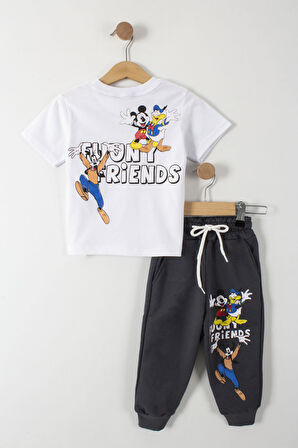 Funny Friends Baskılı Erkek Çocuk Alt Üst Takım