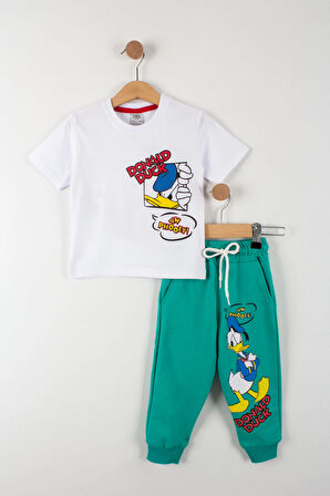 Donald Duck Baskılı Erkek Çocuk Alt Üst Takım