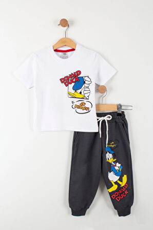 Donald Duck Baskılı Erkek Çocuk Alt Üst Takım