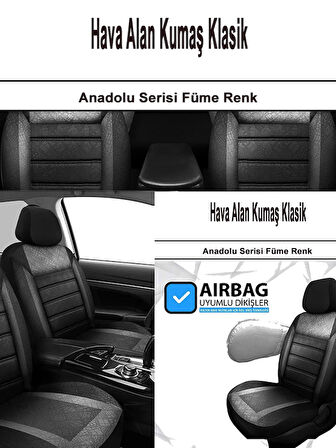 Land Rover Freelander Uyumlu Anadolu Serisi Oto Koltuk Kılıfı Füme
