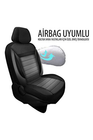 PEGUEOT S08 Uyumlu Araç,Araba,Oto Tay Tüyü Koltuk kılıfı Füme