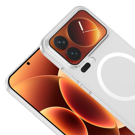 Xiaomi 17 Pro Uyumlu Kılıf Magesafe Özellikli Şeffaf Zr-London