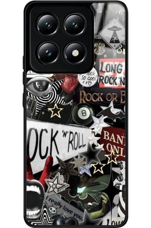 Xiaomi Mi 14T Pro Uyumlu Poster Tasarımlı Parlak Silikon Kılıf