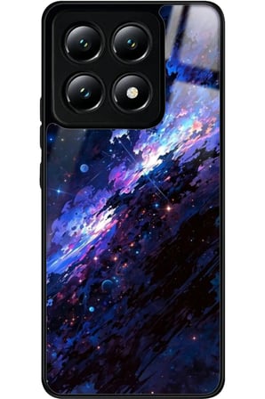 Xiaomi Mi 14T Pro Uyumlu Soyut Sanat Tasarımlı Parlak Silikon Kılıf