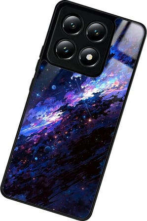 Xiaomi Mi 14T Pro Uyumlu Soyut Sanat Tasarımlı Parlak Silikon Kılıf