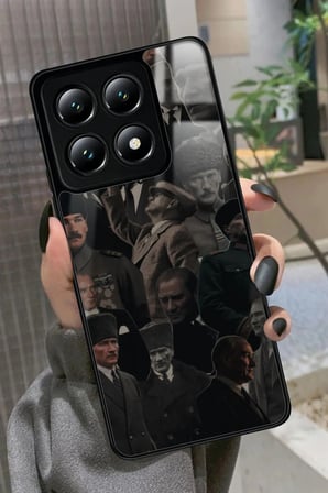 Xiaomi Mi 14T Pro Uyumlu Atatürk Poster Tasarımlı Parlak Silikon Kılıf