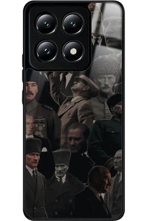 Xiaomi Mi 14T Pro Uyumlu Atatürk Poster Tasarımlı Parlak Silikon Kılıf