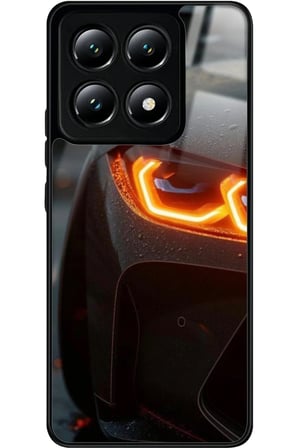 Xiaomi Mi 14T Pro Uyumlu Araba Tasarımlı Parlak Silikon Kılıf