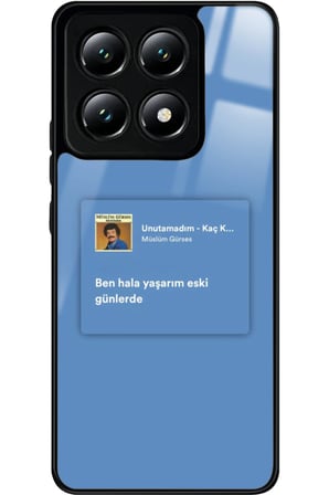 Xiaomi Mi 14T Pro Uyumlu Müslüm Gürses Şarkı Sözü Tasarımlı Parlak Silikon Kılıf