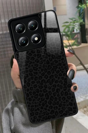 Xiaomi Mi 14T Uyumlu Leopar Tasarımlı Parlak Silikon Kılıf