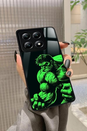 Xiaomi Mi 14T Uyumlu Hulk Tasarımlı Parlak Silikon Kılıf