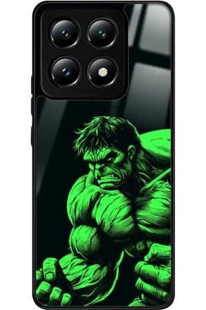 Xiaomi Mi 14T Uyumlu Hulk Tasarımlı Parlak Silikon Kılıf