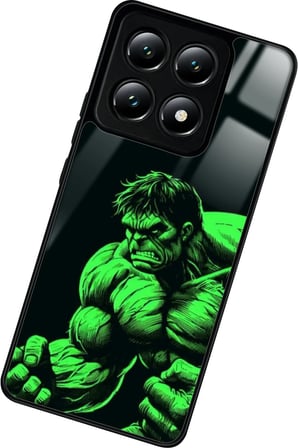 Xiaomi Mi 14T Uyumlu Hulk Tasarımlı Parlak Silikon Kılıf