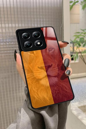 Xiaomi Mi 14T Uyumlu Aslan Tasarımlı Parlak Silikon Kılıf