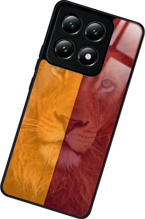 Xiaomi Mi 14T Uyumlu Aslan Tasarımlı Parlak Silikon Kılıf