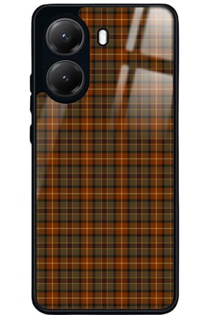 Xiaomi Poco X7 Pro Uyumlu Kırmızı Kare Tasarımlı Parlak Silikon Kılıf
