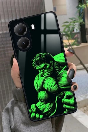 Xiaomi Poco X7 Pro Uyumlu Hulk Tasarımlı Parlak Silikon Kılıf