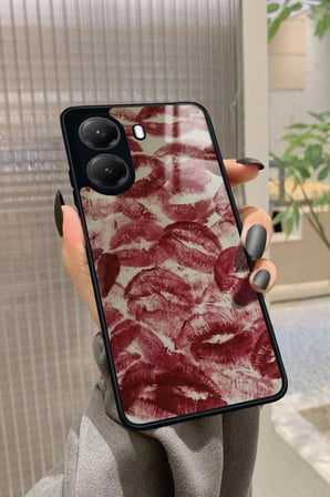 Xiaomi Poco X7 Pro Uyumlu Dudak Tasarımlı Parlak Silikon Kılıf