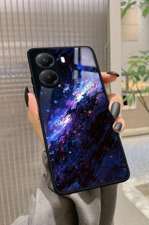 Xiaomi Poco X7 Pro Uyumlu Soyut Sanat Tasarımlı Parlak Silikon Kılıf