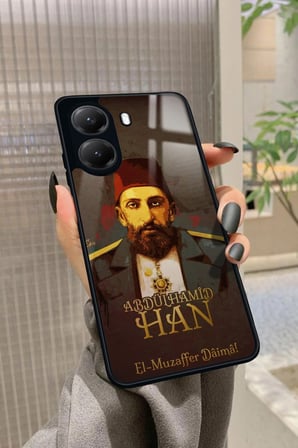 Xiaomi Poco X7 Pro Uyumlu Abdülhamid Han Tasarımlı Parlak Silikon Kılıf