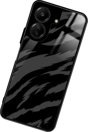 Xiaomi Redmi 13C Uyumlu Zebra Tasarımlı Parlak Silikon Kılıf